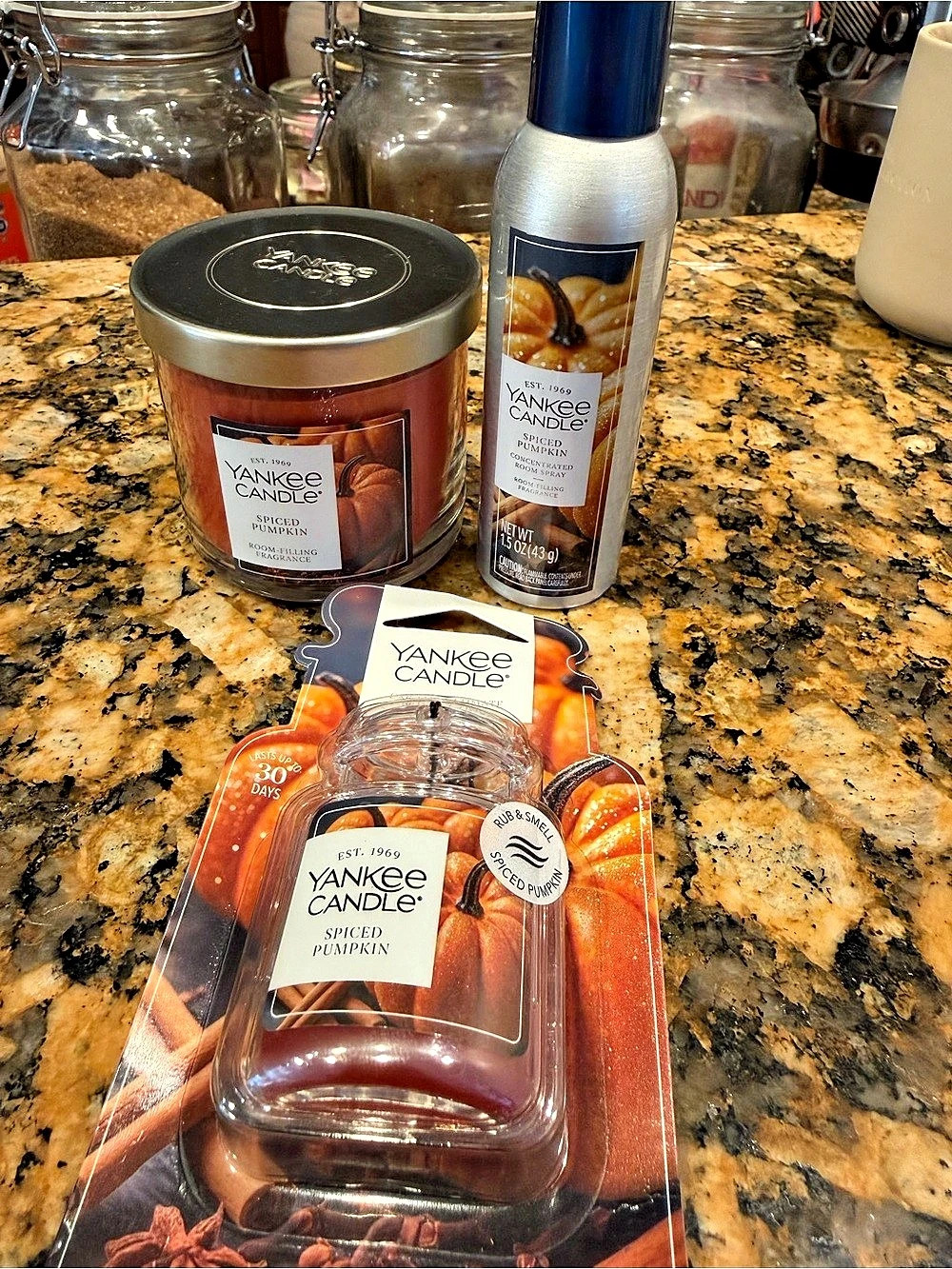 Yankee Candle Spiced Pumpkin Bundle 3-Piece Set